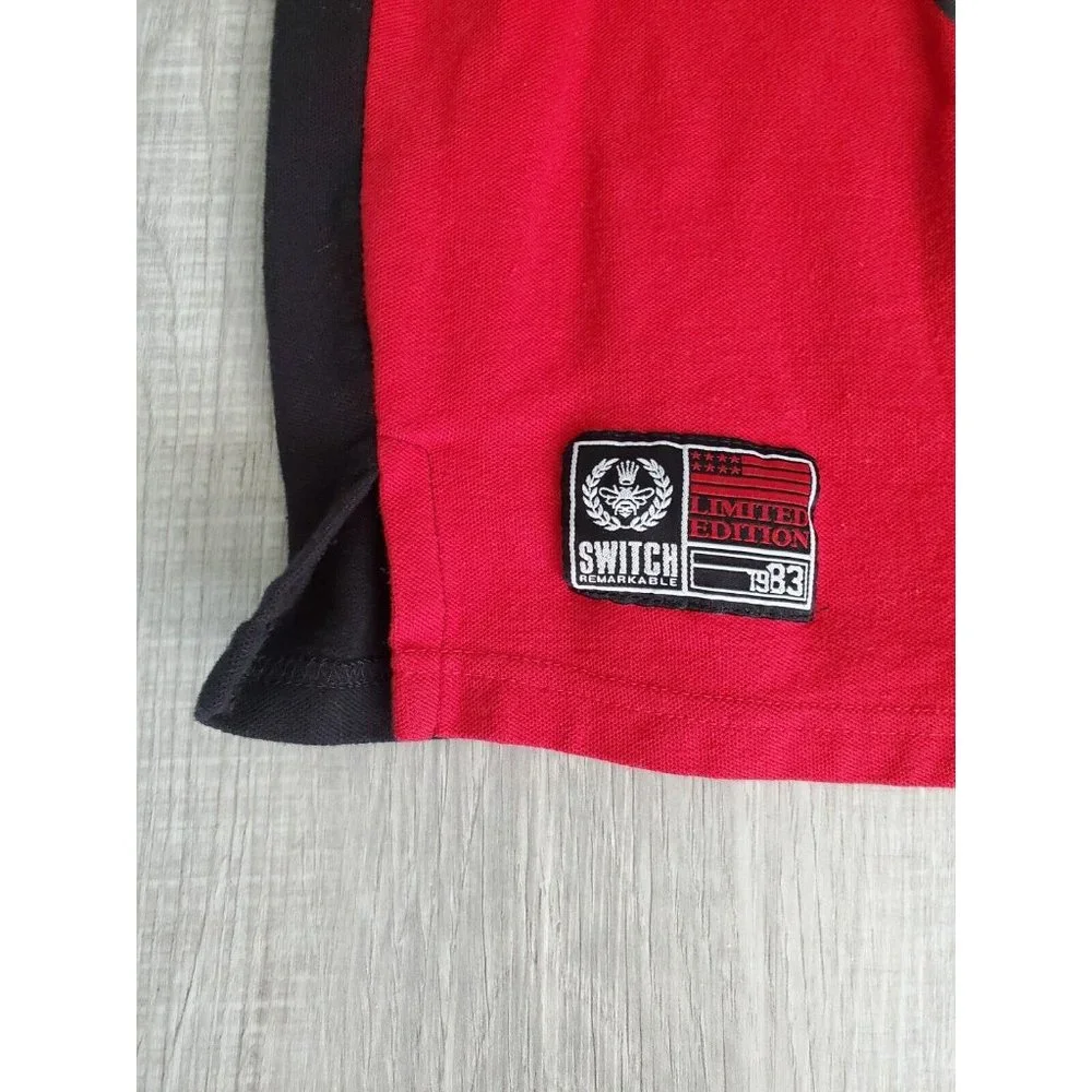 Switch Remarkable Donald Duck with Money sign shortsleeves Polo Sz XL(snuggy)/LG - Picture 7 of 13